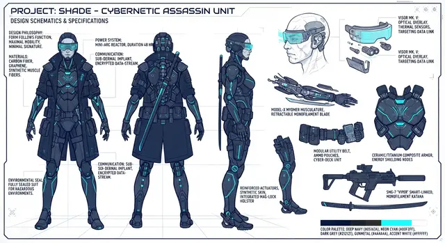 Cyberpunk Assassin Sheet