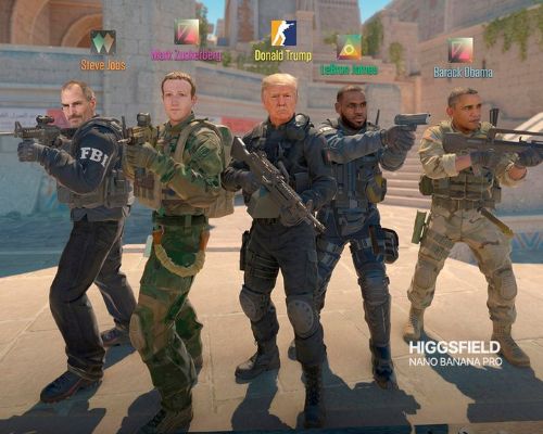 Change people in video game